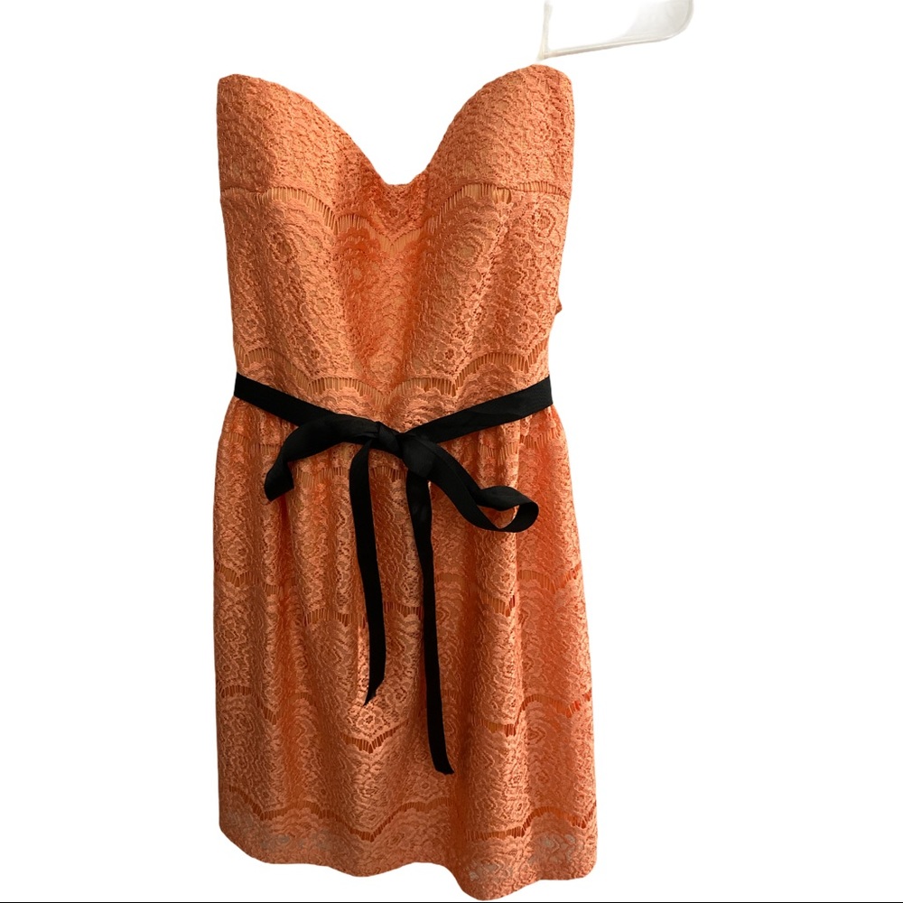 Modcloth peach twee dress